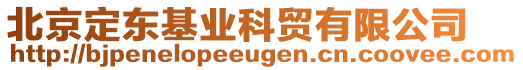 北京定東基業科貿有限公司