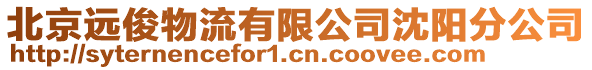 北京遠(yuǎn)俊物流有限公司沈陽(yáng)分公司