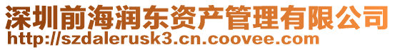 深圳前海潤東資產(chǎn)管理有限公司