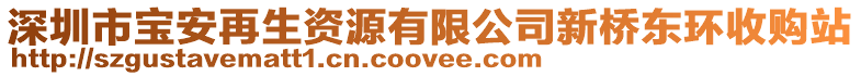 深圳市寶安再生資源有限公司新橋東環(huán)收購(gòu)站