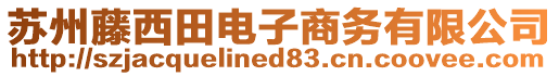 蘇州藤西田電子商務(wù)有限公司