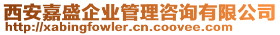 西安嘉盛企業(yè)管理咨詢(xún)有限公司