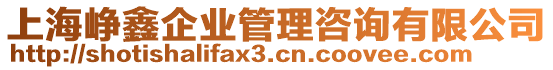 上海崢鑫企業(yè)管理咨詢有限公司