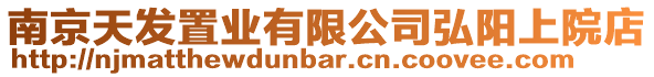 南京天發(fā)置業(yè)有限公司弘陽上院店
