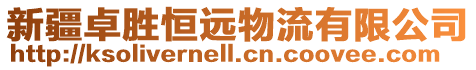 新疆卓勝恒遠物流有限公司