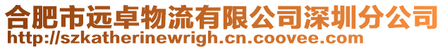 合肥市遠卓物流有限公司深圳分公司