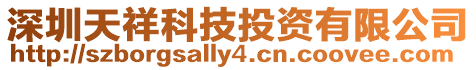 深圳天祥科技投資有限公司