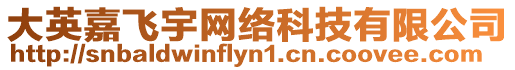 大英嘉飛宇網(wǎng)絡(luò)科技有限公司