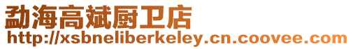 勐海高斌廚衛(wèi)店