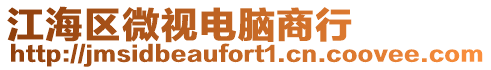 江海區微視電腦商行