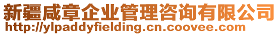 新疆咸章企業管理咨詢有限公司