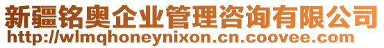 新疆銘奧企業管理咨詢有限公司