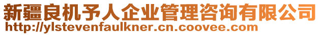 新疆良機予人企業(yè)管理咨詢有限公司
