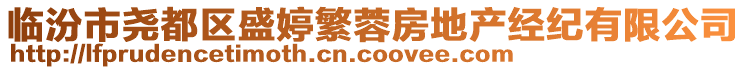 臨汾市堯都區(qū)盛婷繁蓉房地產(chǎn)經(jīng)紀(jì)有限公司