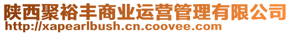 陜西聚裕豐商業(yè)運營管理有限公司