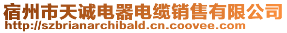 宿州市天誠電器電纜銷售有限公司