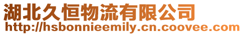 湖北久恒物流有限公司