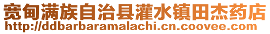 寬甸滿族自治縣灌水鎮田杰藥店