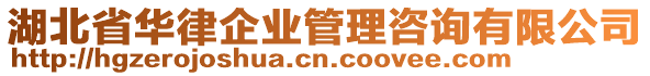 湖北省華律企業管理咨詢有限公司