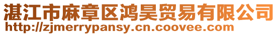 湛江市麻章區鴻昊貿易有限公司