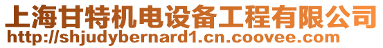 上海甘特機電設(shè)備工程有限公司