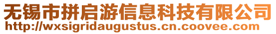 無錫市拼啟游信息科技有限公司