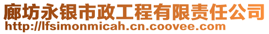 廊坊永銀市政工程有限責(zé)任公司