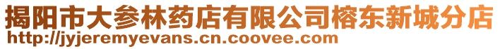 揭陽(yáng)市大參林藥店有限公司榕東新城分店