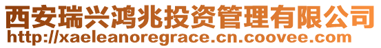 西安瑞興鴻兆投資管理有限公司