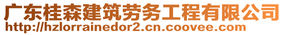 廣東桂森建筑勞務(wù)工程有限公司