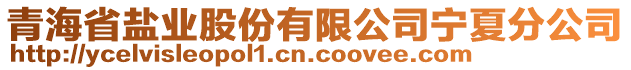 青海省鹽業(yè)股份有限公司寧夏分公司