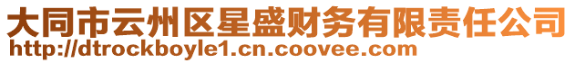 大同市云州區(qū)星盛財(cái)務(wù)有限責(zé)任公司