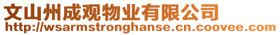 文山州成觀物業(yè)有限公司