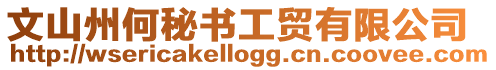 文山州何秘書工貿有限公司
