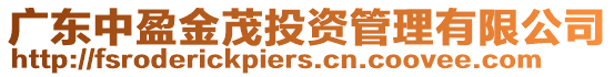 廣東中盈金茂投資管理有限公司