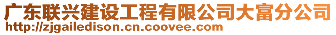 廣東聯興建設工程有限公司大富分公司