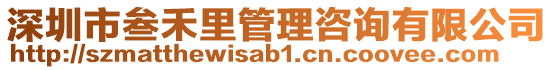 深圳市叁禾里管理咨詢有限公司