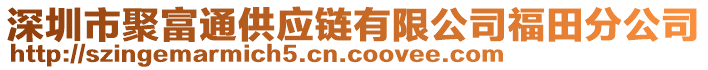 深圳市聚富通供應(yīng)鏈有限公司福田分公司