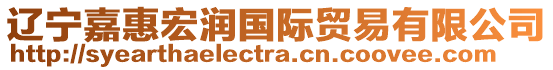 遼寧嘉惠宏潤(rùn)國(guó)際貿(mào)易有限公司