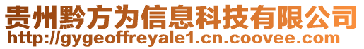 貴州黔方為信息科技有限公司