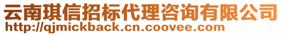 云南琪信招標(biāo)代理咨詢有限公司