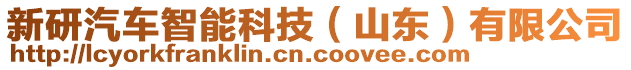 新研汽車(chē)智能科技（山東）有限公司