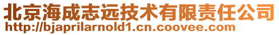 北京海成志遠(yuǎn)技術(shù)有限責(zé)任公司