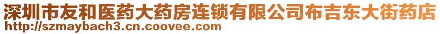 深圳市友和醫(yī)藥大藥房連鎖有限公司布吉東大街藥店