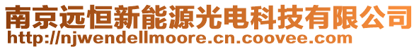 南京遠(yuǎn)恒新能源光電科技有限公司