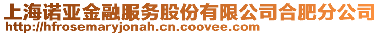 上海諾亞金融服務(wù)股份有限公司合肥分公司