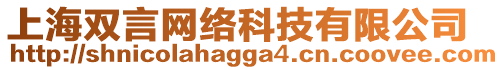 上海雙言網(wǎng)絡(luò)科技有限公司