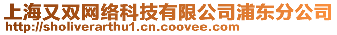 上海又雙網(wǎng)絡(luò)科技有限公司浦東分公司