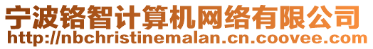 寧波鉻智計(jì)算機(jī)網(wǎng)絡(luò)有限公司