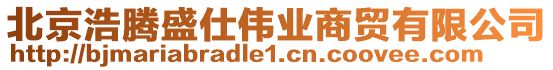 北京浩騰盛仕偉業(yè)商貿(mào)有限公司